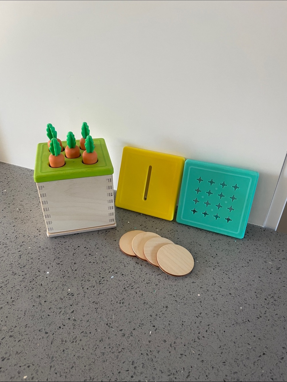 Lovevery Carrot Coin Drop Posting Box